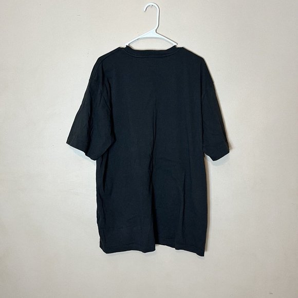 Carhartt Pocket T-Shirt Mens Large Short Sleeve Loose Fit Logo Crew Neck Black - Picture 5 of 8